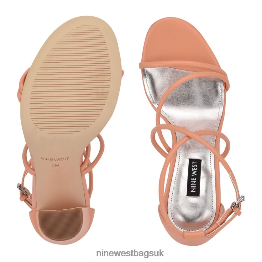 Nine West Maer Heeled Sandals RFX40B1045 - Nine West UK Creamsicle