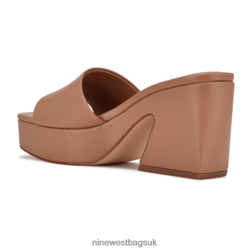 Nine West Oklee Platform Slide Sandals RFX40B600 - Nine West Bags UK
