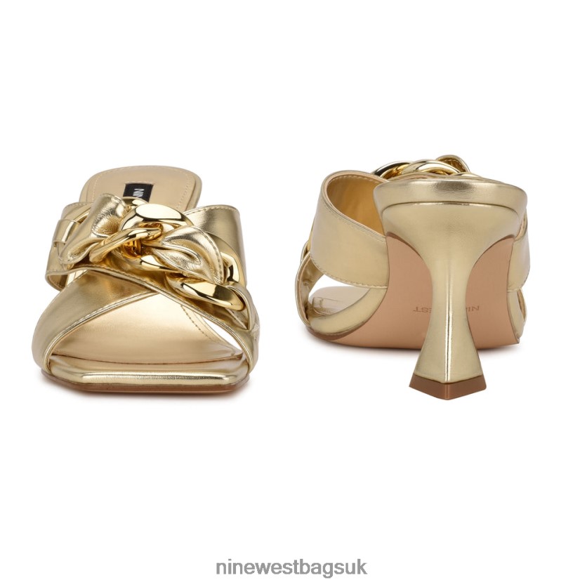 Nine West Paytin Heeled Slide Sandals RFX40B518 - Nine West Sandals UK