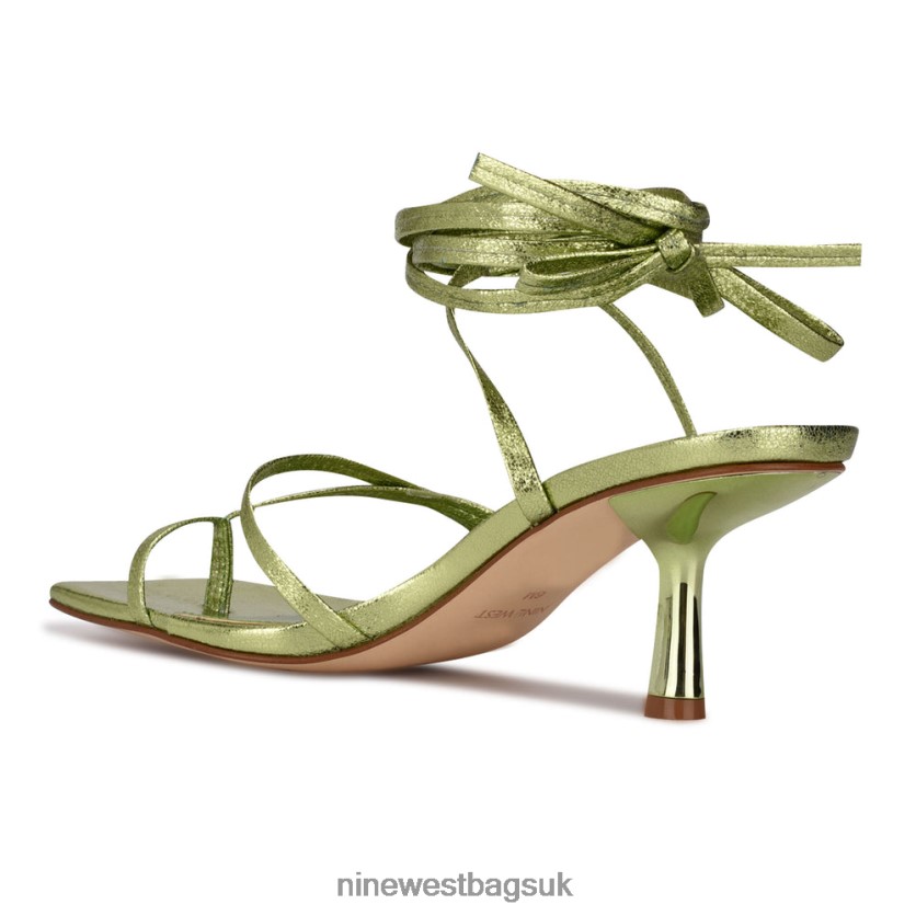 Nine West Pina Ankle Wrap Heeled Sandals RFX40B1947 - Nine West UK Sale