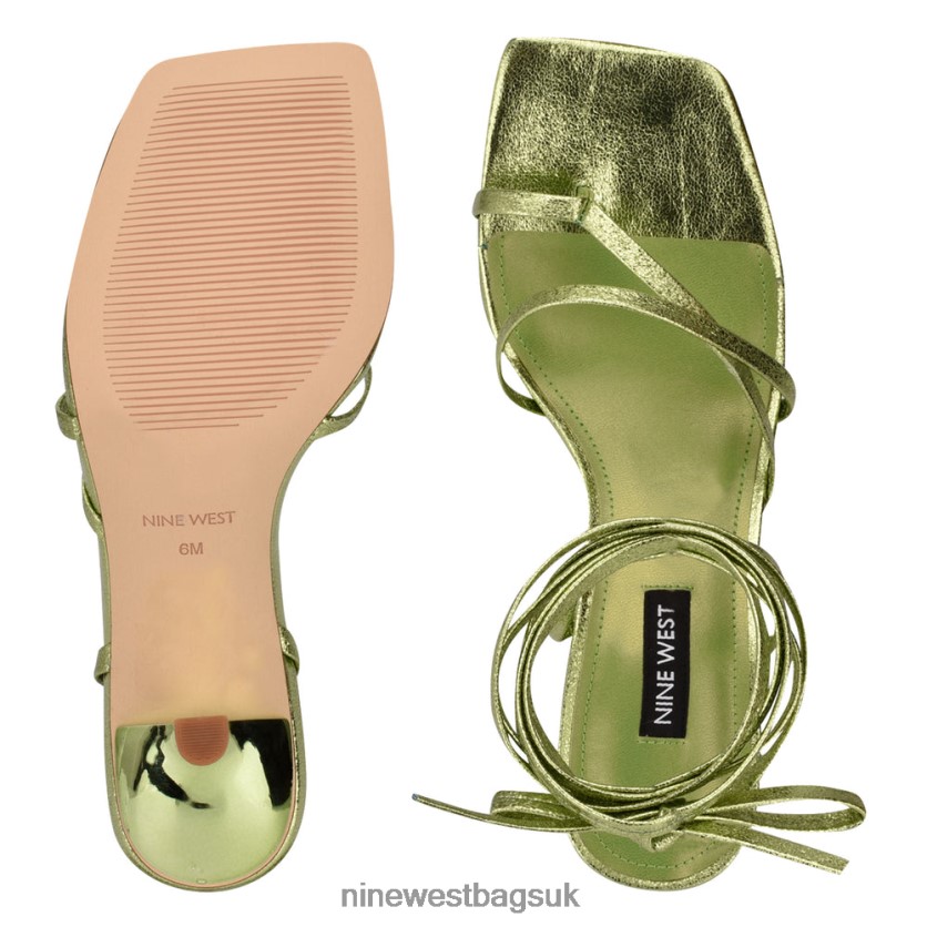 Nine West Pina Ankle Wrap Heeled Sandals RFX40B1947 - Nine West UK Sale