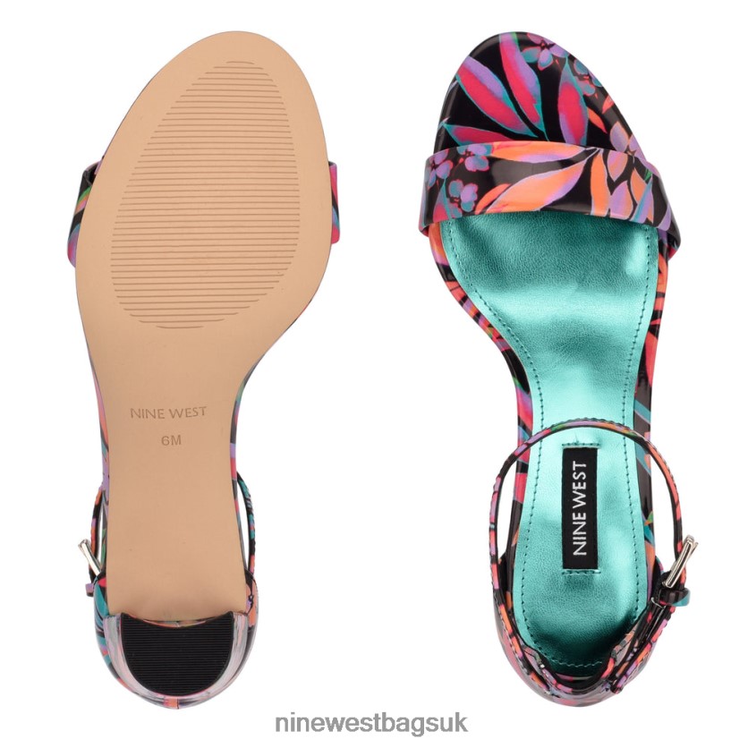 Nine West Pruce Ankle Strap Block Heel Sandals RFX40B1930 - Nine West Sandals UK