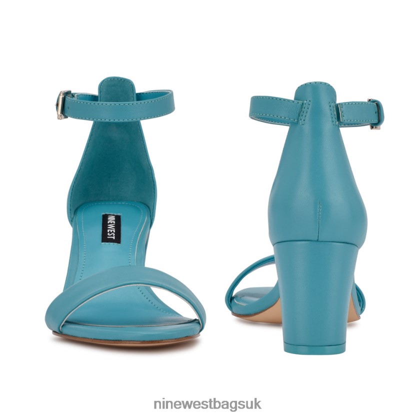 Nine West Pruce Ankle Strap Block Heel Sandals RFX40B1970 - Nine West Sandals UK