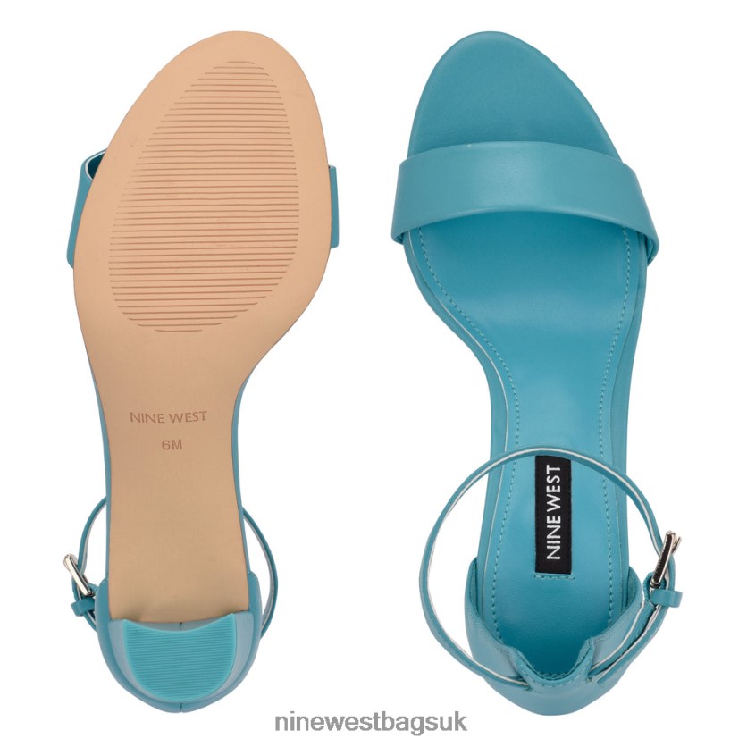 Nine West Pruce Ankle Strap Block Heel Sandals RFX40B1970 - Nine West Sandals UK