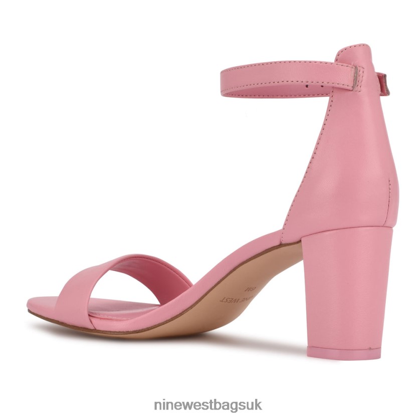Nine West Pruce Ankle Strap Block Heel Sandals RFX40B1975 - Nine West UK Sale