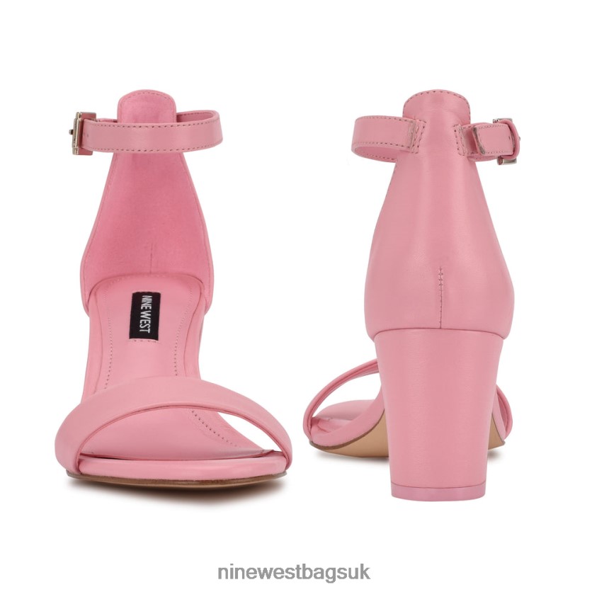 Nine West Pruce Ankle Strap Block Heel Sandals RFX40B1975 - Nine West UK Sale