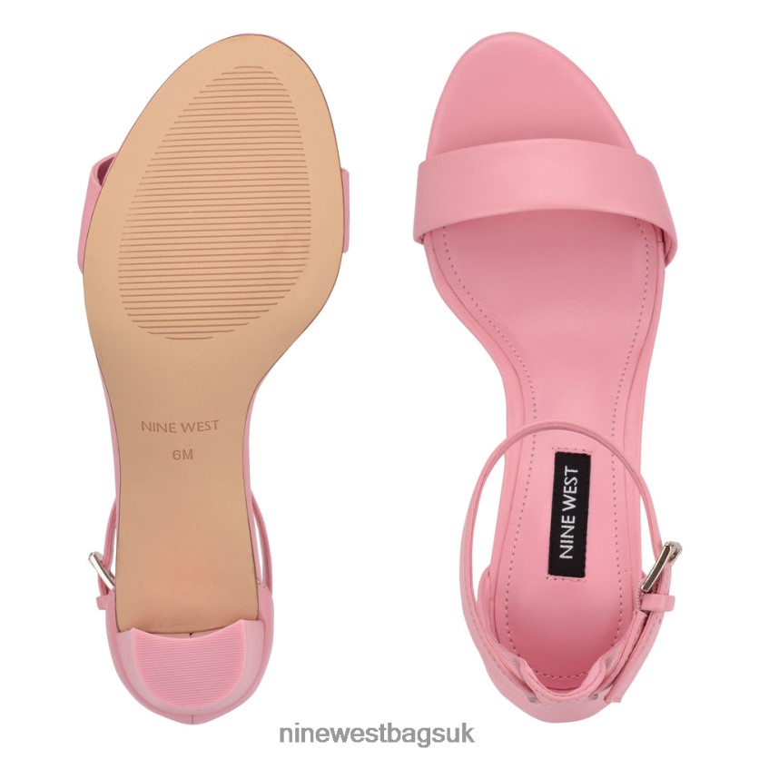 Nine West Pruce Ankle Strap Block Heel Sandals RFX40B1975 - Nine West UK Sale