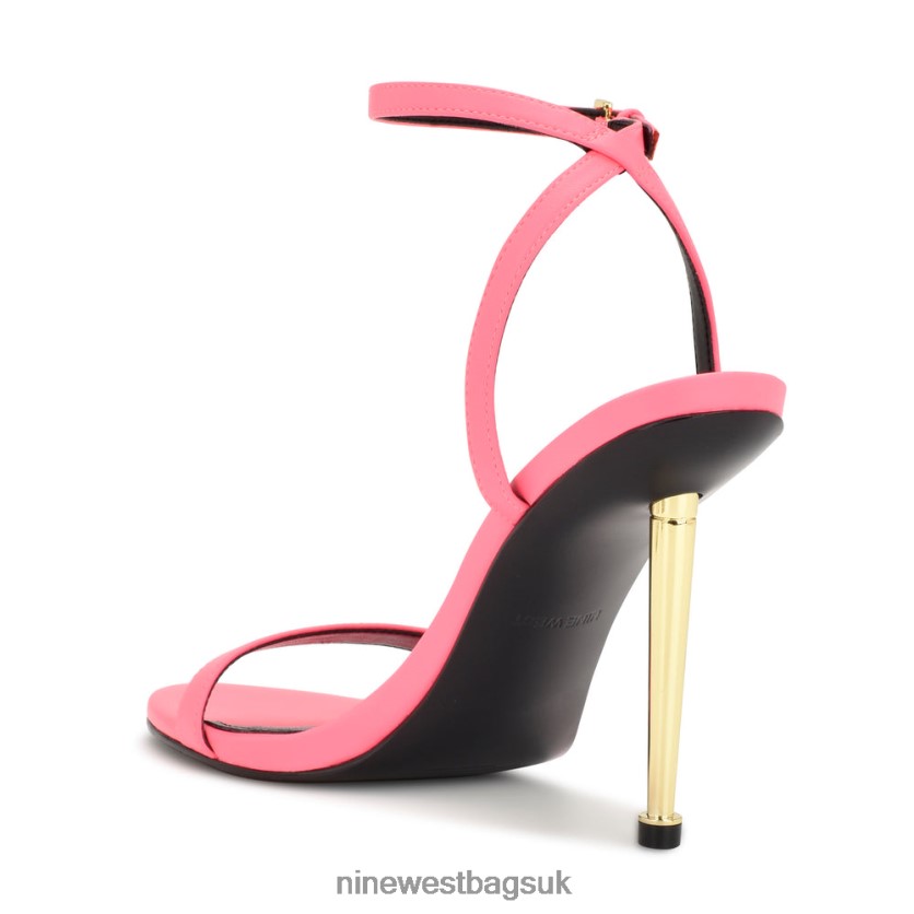 Nine West Reina Ankle Strap Sandals RFX40B1737 - Nine West UK Neon Pink