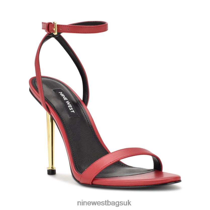 Nine West Reina Ankle Strap Sandals RFX40B389 - Nine West UK Red