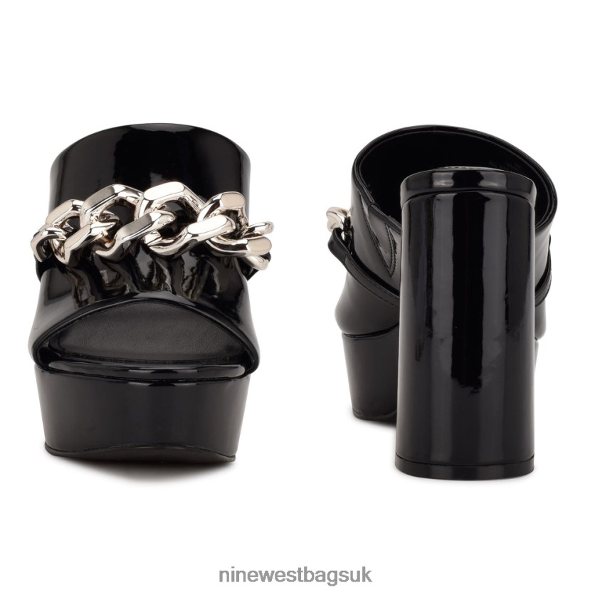Nine West Relee Platform Slide Sandals RFX40B598 - Nine West Sandals UK