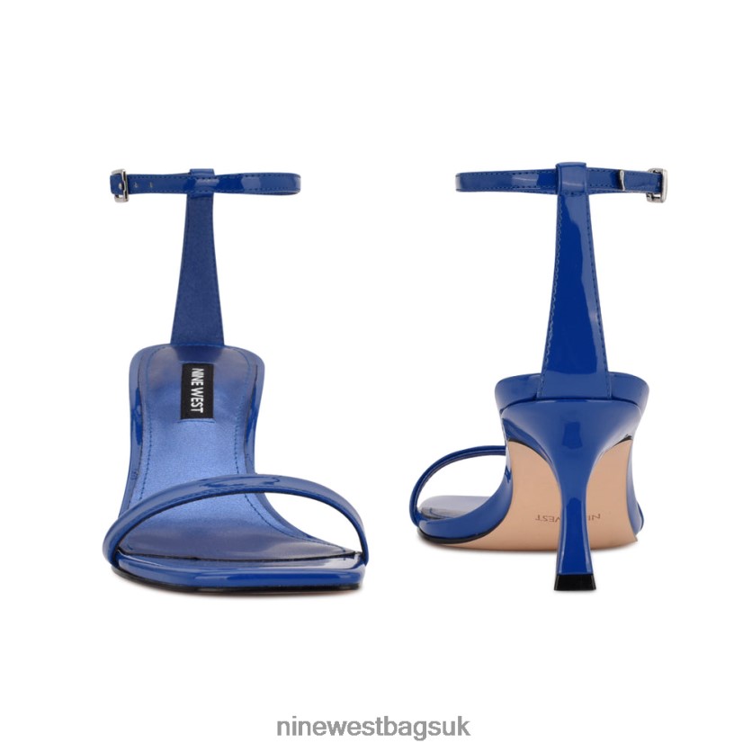 Nine West Ripe Heeled Sandals RFX40B473 - Nine West UK Blue Patent
