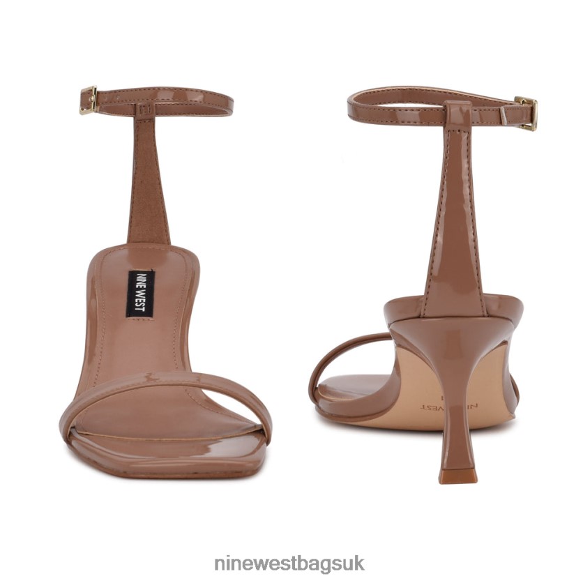 Nine West Ripe Heeled Sandals RFX40B594 - Nine West Sandals UK Clay Patent