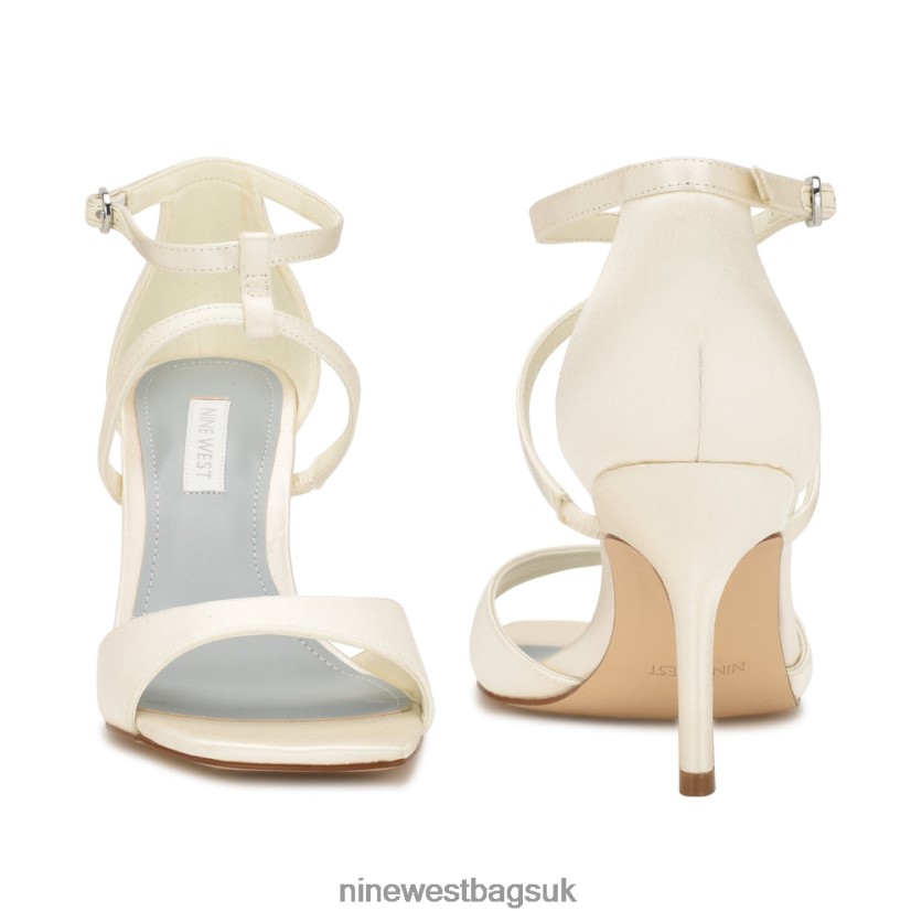 Nine West Sighs Heeled Sandals RFX40B442 - Nine West Sandals UK Silver Shimmer