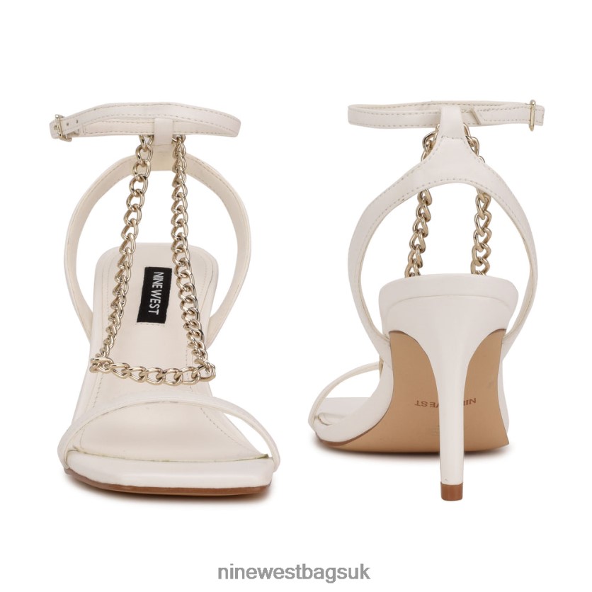 Nine West Tallo Ankle Strap Sandals RFX40B1973 - Nine West UK White