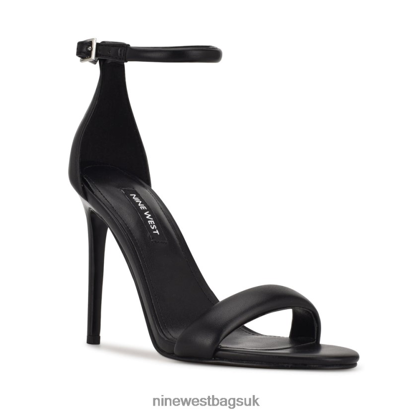 Nine West Teeya Ankle Strap Sandals RFX40B2063 - Nine West UK Sale Black