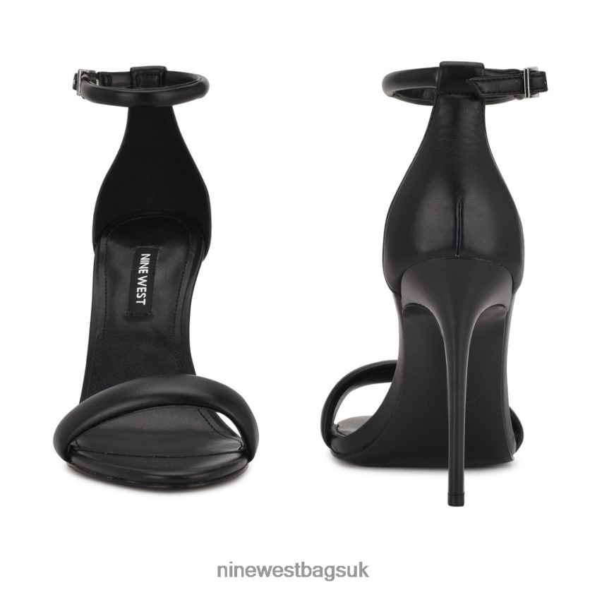 Nine West Teeya Ankle Strap Sandals RFX40B634 - Nine West Sandals UK Black