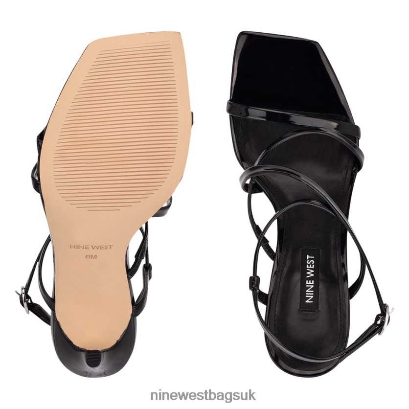 Nine West Tilas Heeled Sandals RFX40B1955 - Nine West UK Sale Black