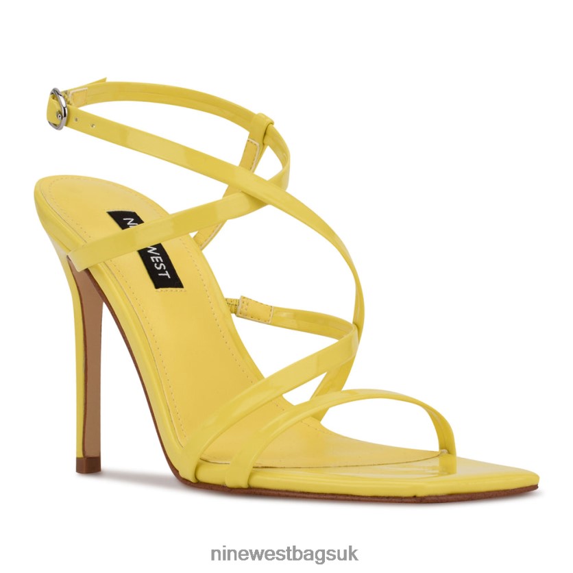 Nine West Tilas Heeled Sandals RFX40B1958 - Nine West Sandals UK Yellow