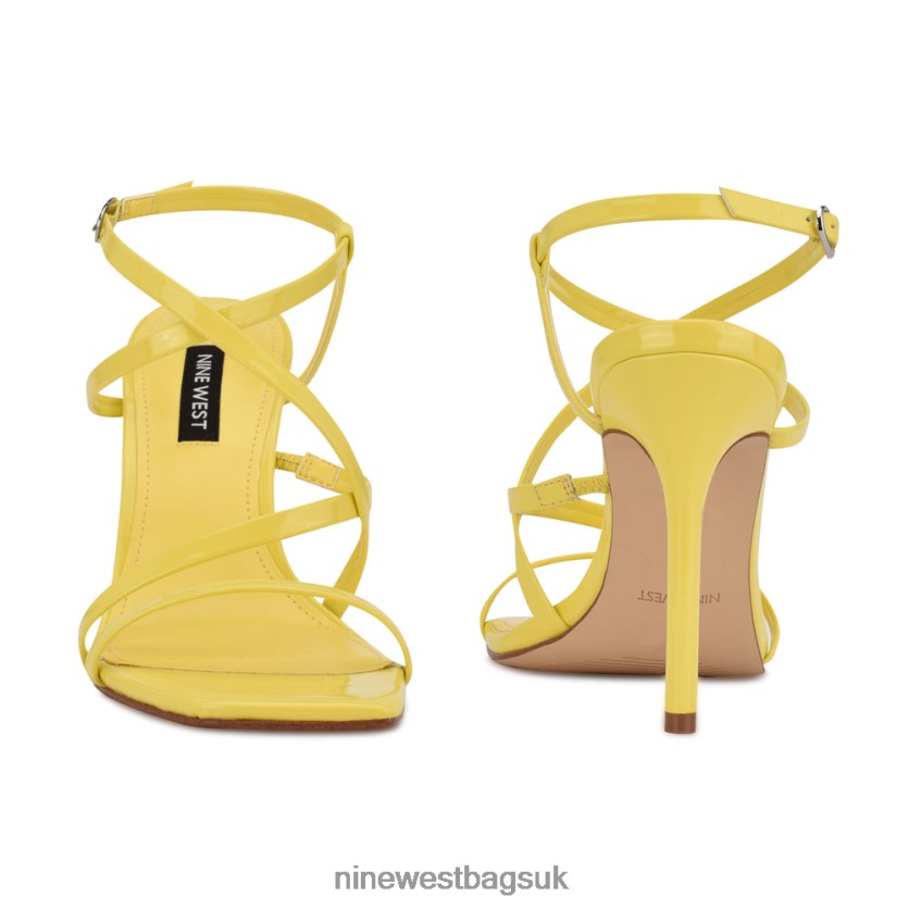 Nine West Tilas Heeled Sandals RFX40B1958 - Nine West Sandals UK Yellow