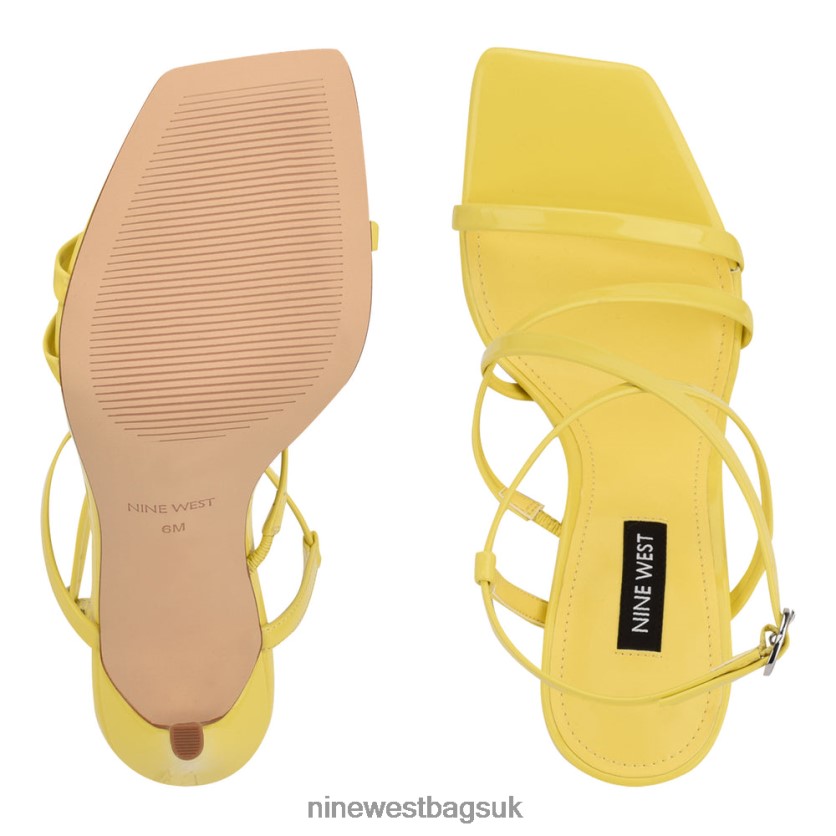 Nine West Tilas Heeled Sandals RFX40B1958 - Nine West Sandals UK Yellow