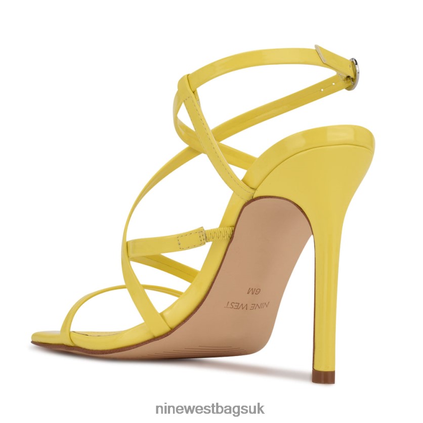 Nine West Tilas Heeled Sandals RFX40B553 - Nine West UK Yellow