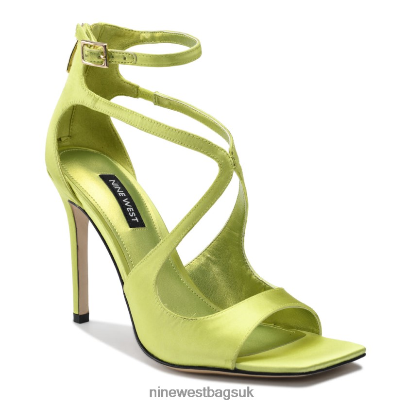 Nine West Tulah Ankle Strap Sandals RFX40B278 - Nine West Sandals UK Lime