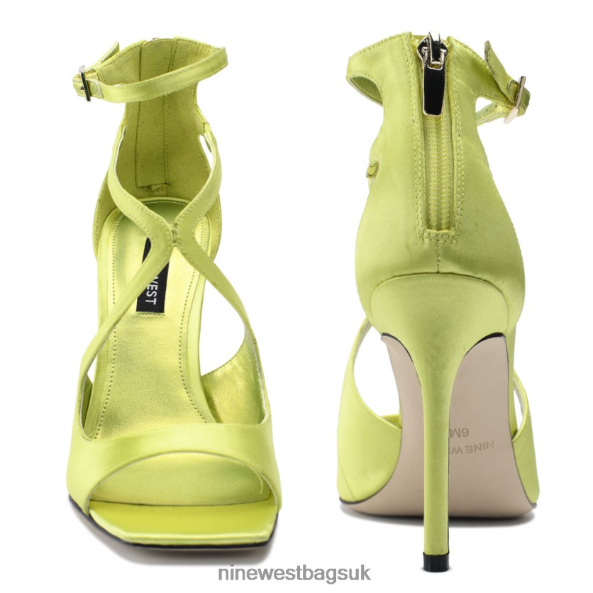 Nine West Tulah Ankle Strap Sandals RFX40B278 - Nine West Sandals UK Lime