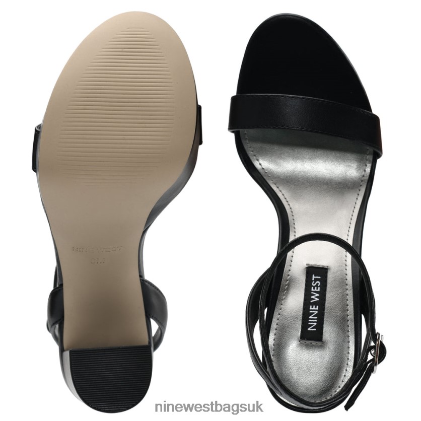 Nine West Uknow Platform Dress Sandals RFX40B471 - Nine West UK Sale Black