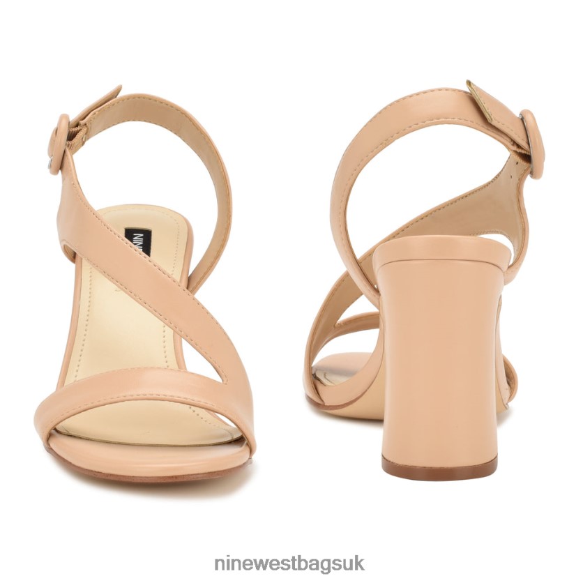 Nine West Ushila Heeled Sandals RFX40B315 - Nine West UK Sale Warm Blush