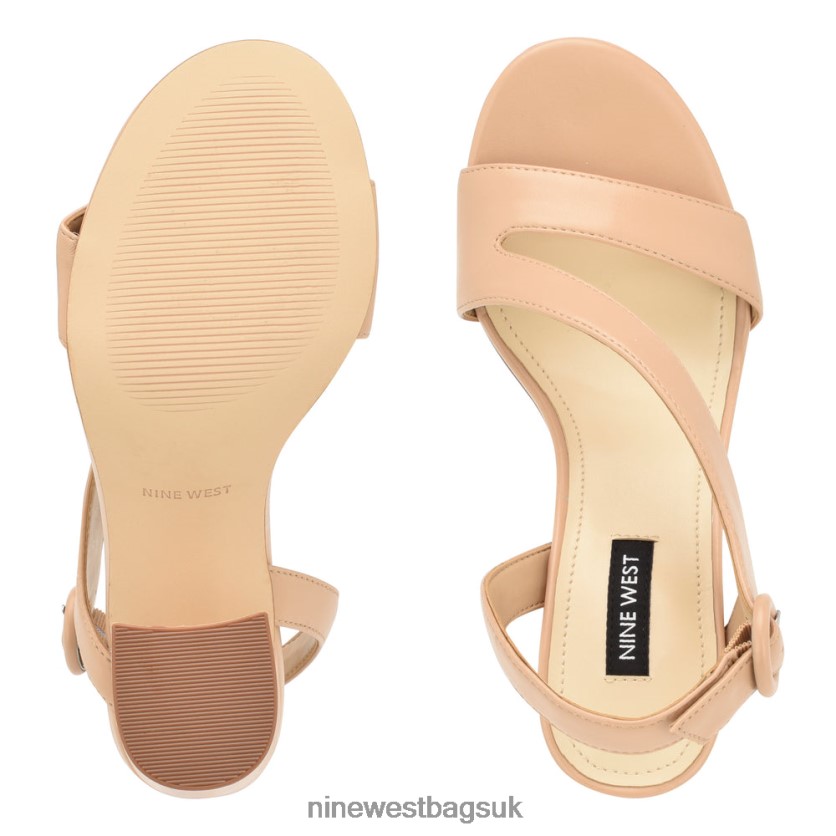 Nine West Ushila Heeled Sandals RFX40B315 - Nine West UK Sale Warm Blush