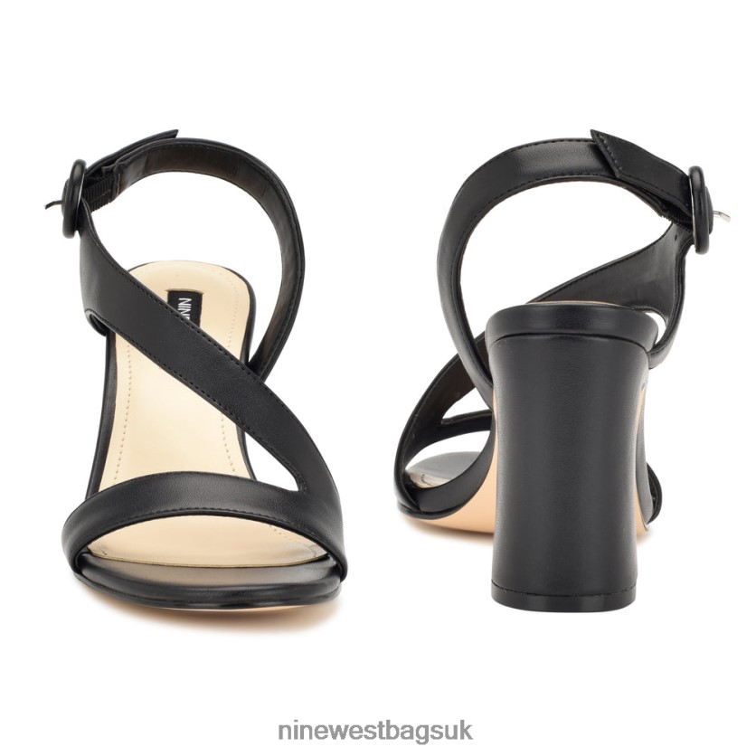 Nine West Ushila Heeled Sandals RFX40B317 - Nine West UK Black