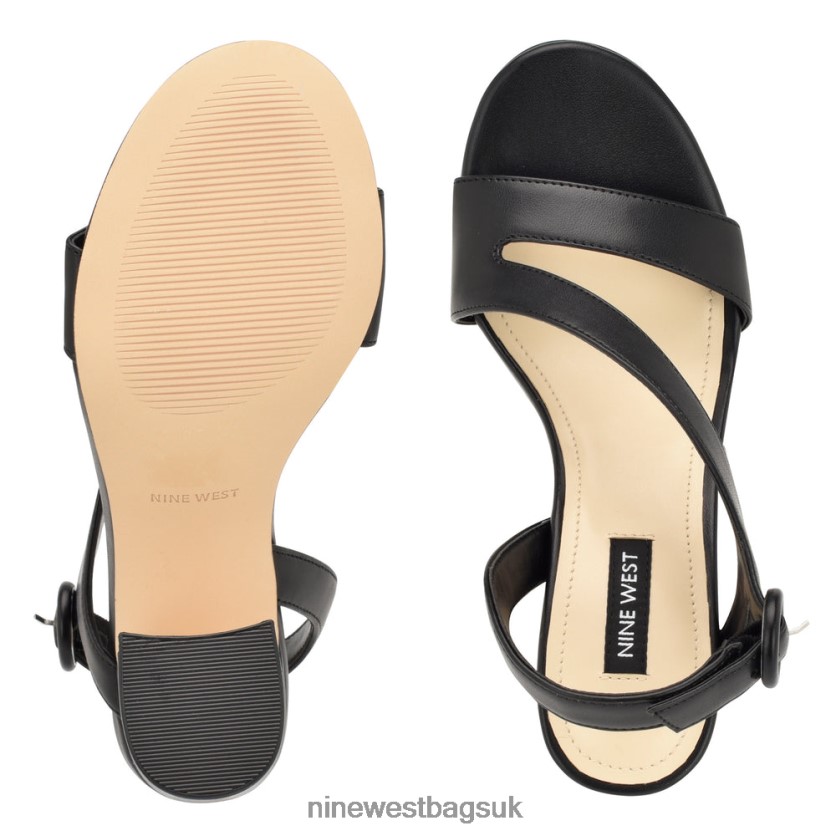 Nine West Ushila Heeled Sandals RFX40B317 - Nine West UK Black