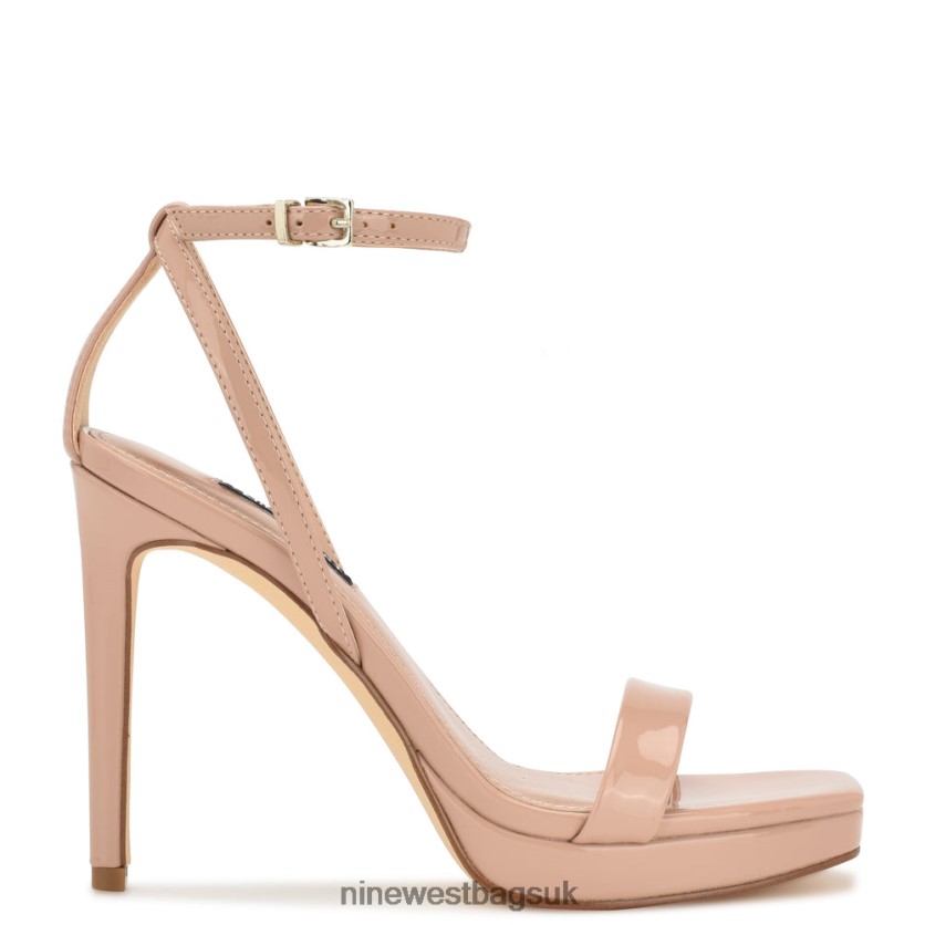 Nine West Zilo Platform Sandals RFX40B332 - Nine West Bags UK Barely Nude Patent
