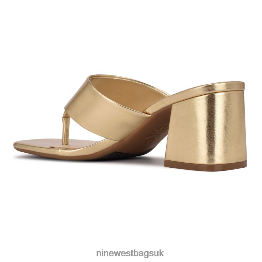Nine West Gelina 9x9 Block Heel Slide Sandals RFX40B858 - Nine West Sandals UK