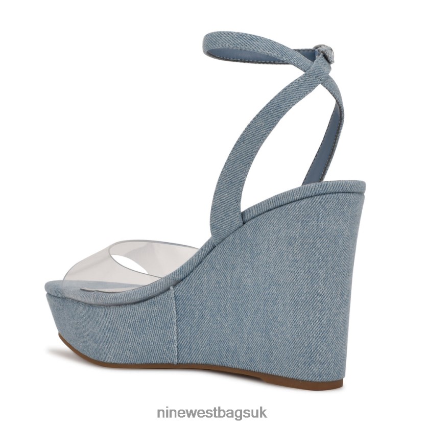 Nine West Klear Platform Ankle Strap Sandals RFX40B856 - Nine West Bags UK