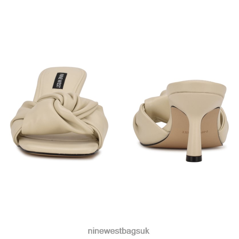 Nine West Knot Heeled Slide Sandals RFX40B835 - Nine West UK Sale