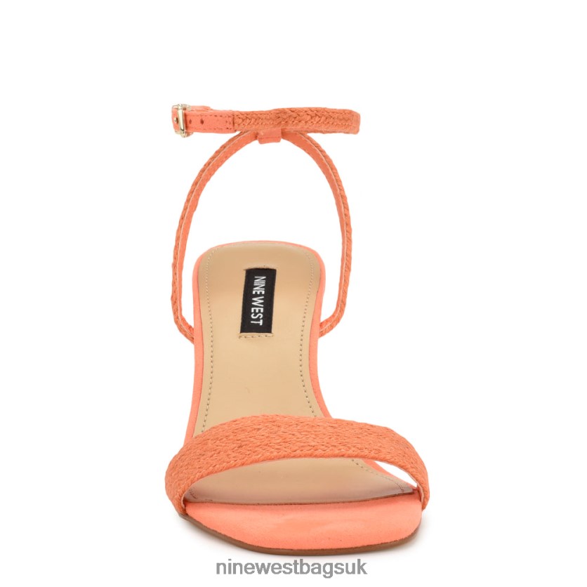 Nine West Nile Wedge Sandals RFX40B829 - Nine West UK Orange Woven
