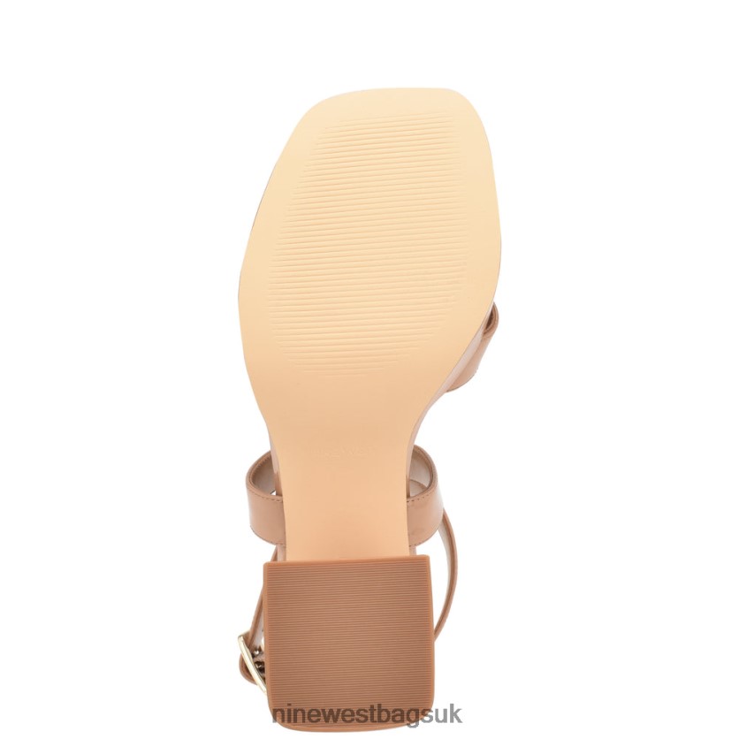 Nine West Tackle Ankle Strap Platform Sandals RFX40B822 - Nine West Sandals UK Blush Patent