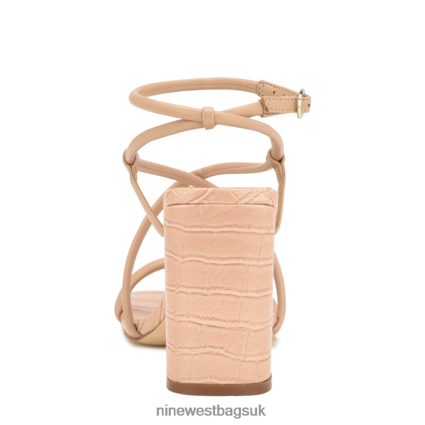 Nine West Yeera Strappy Heeled Sandals RFX40B816 - Nine West Bags UK Warm Blush