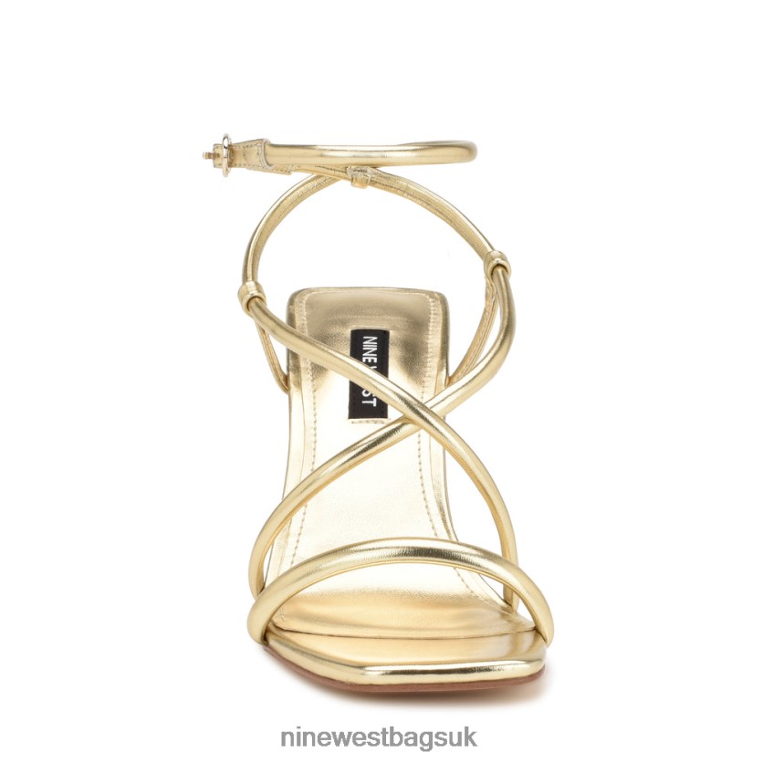 Nine West Yeera Strappy Heeled Sandals RFX40B817 - Nine West UK Platino