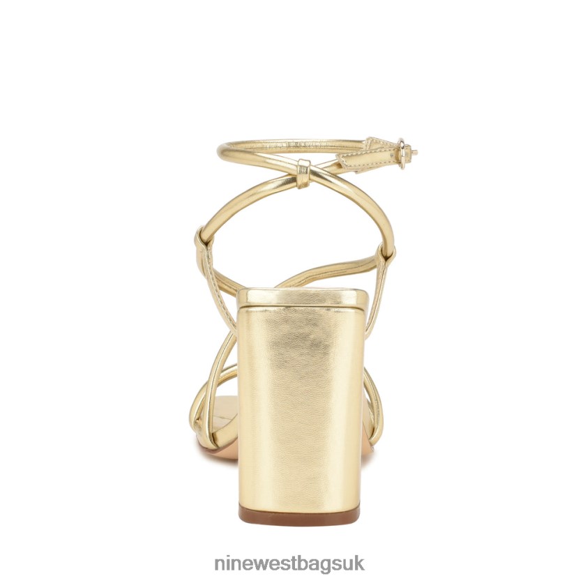 Nine West Yeera Strappy Heeled Sandals RFX40B817 - Nine West UK Platino