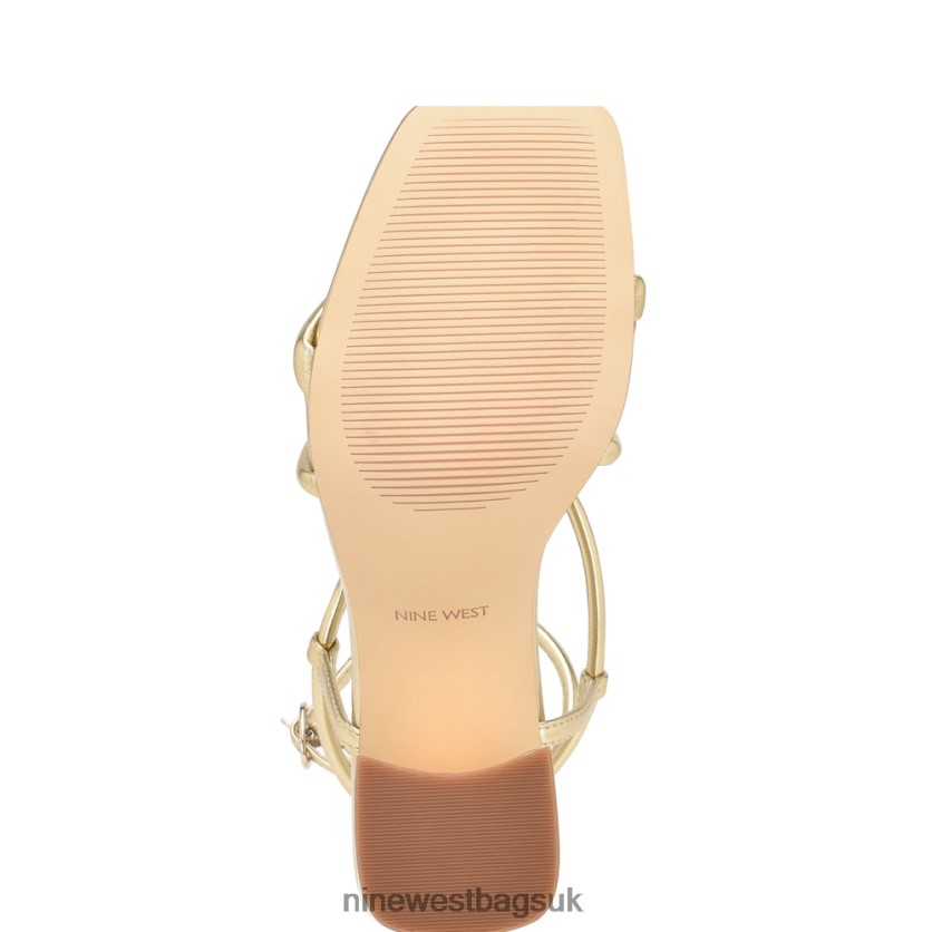 Nine West Yeera Strappy Heeled Sandals RFX40B817 - Nine West UK Platino