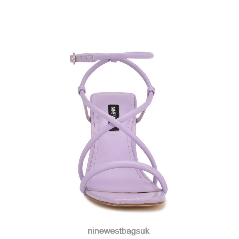 Nine West Yeera Strappy Heeled Sandals RFX40B818 - Nine West Sandals UK Purple