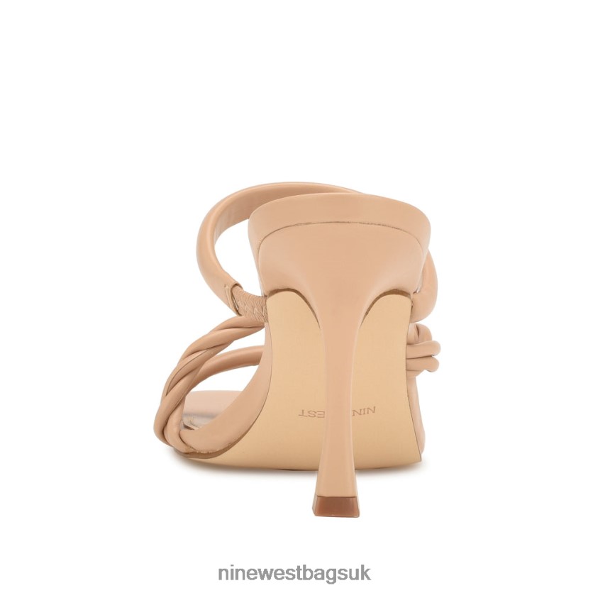 Nine West Yester Heeled Slide Sandals RFX40B833 - Nine West UK Warm Blush