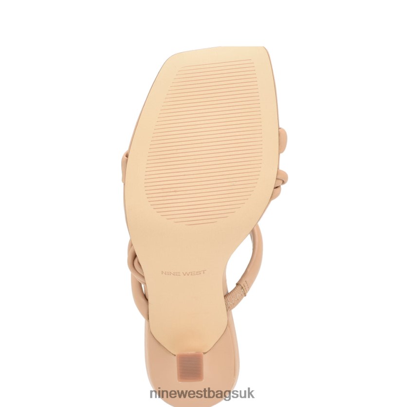 Nine West Yester Heeled Slide Sandals RFX40B833 - Nine West UK Warm Blush