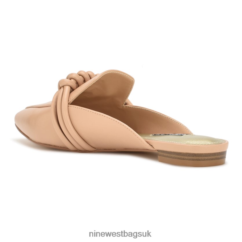 Nine West Aliby Flat Mules RFX40B679 - Nine West UK Sale Warm Blush