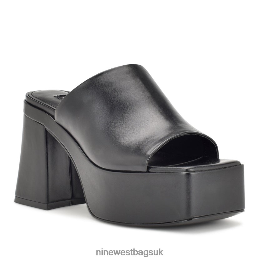 Nine West Danzi Platform Mules RFX40B673 - Nine West UK Black