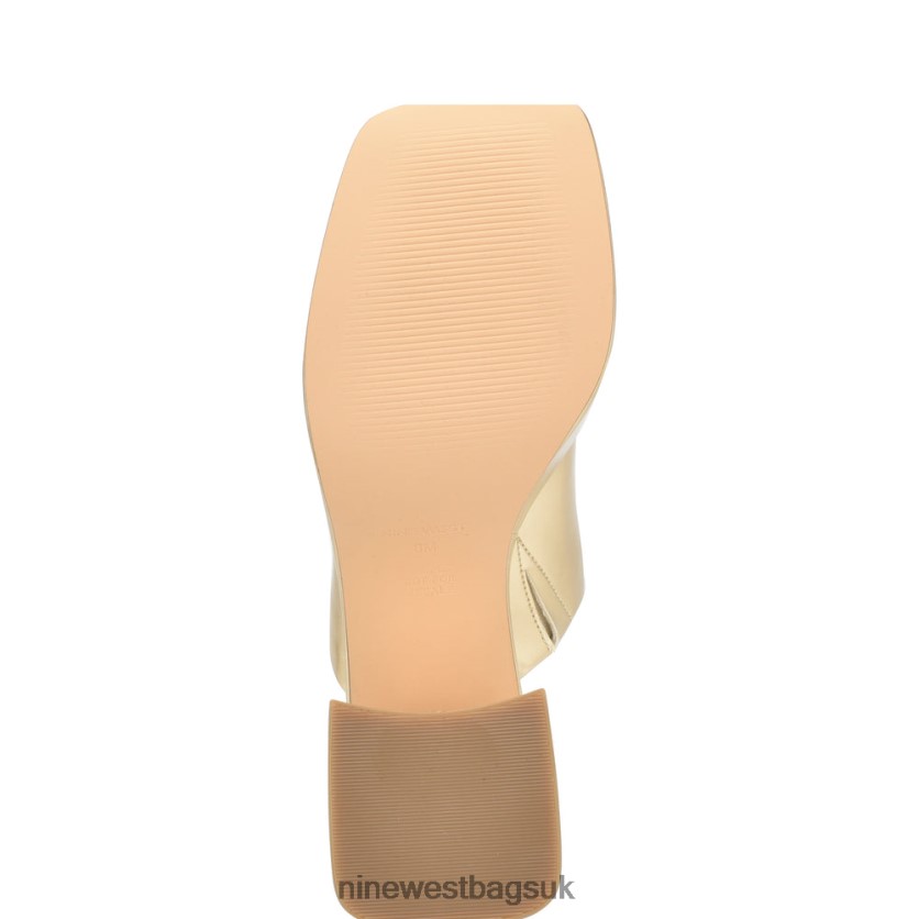 Nine West Danzi Platform Mules RFX40B674 - Nine West Sandals UK Platino