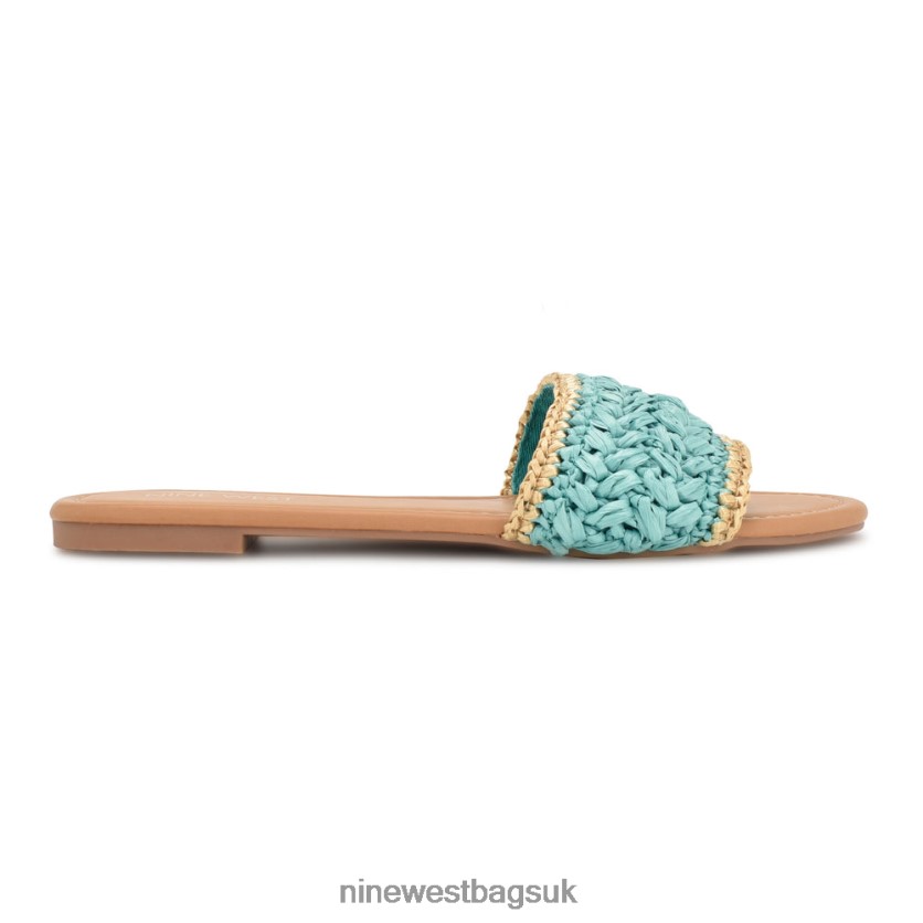 Nine West Beehiv Slide Sandals RFX40B2938 - Nine West UK Blue