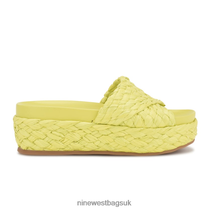 Lime Green Raffia